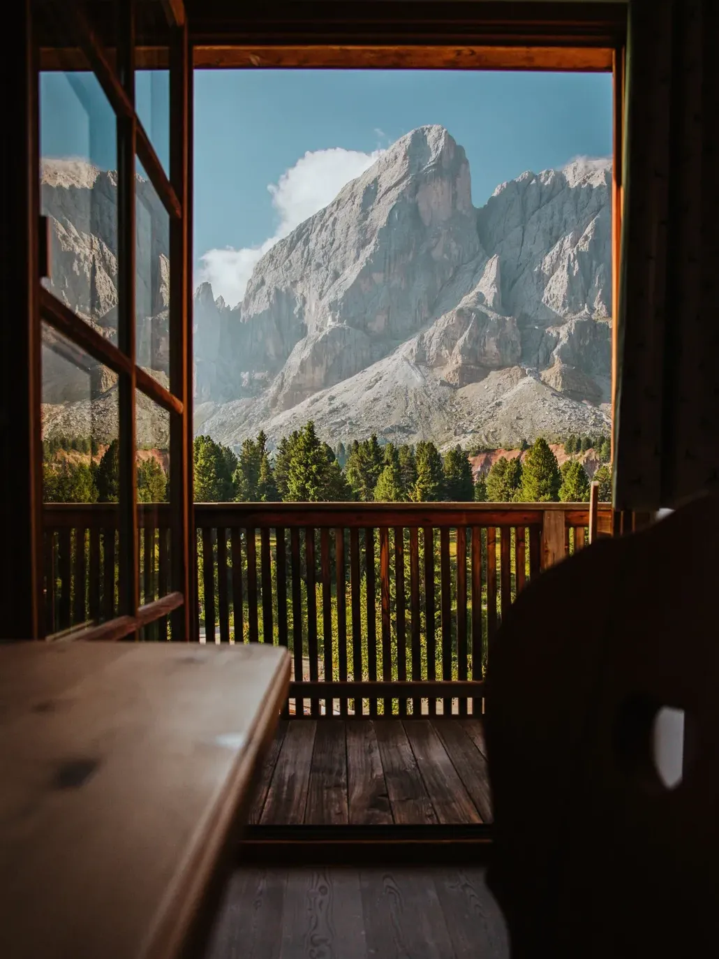 putia balcone vista putia