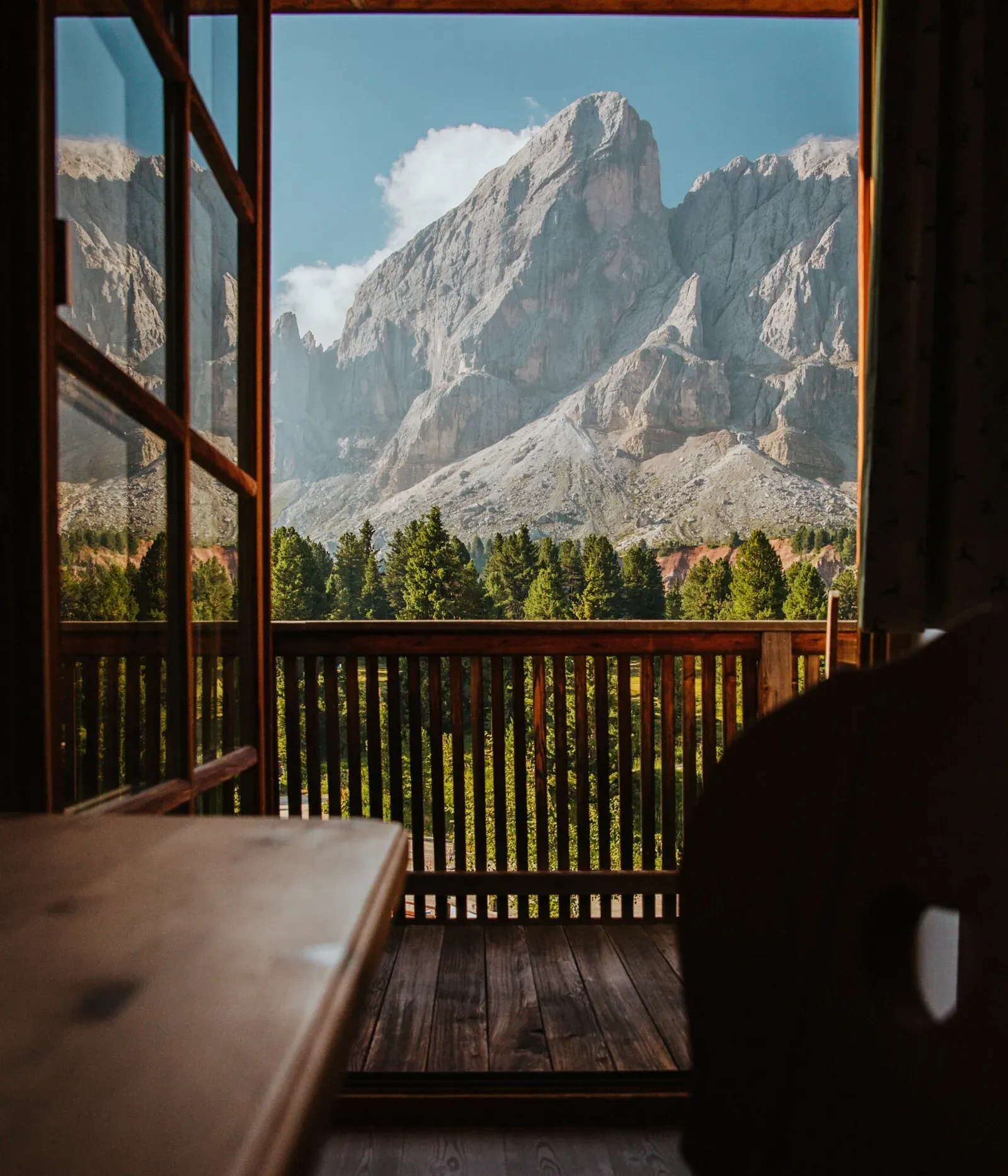 putia balcone vista putia