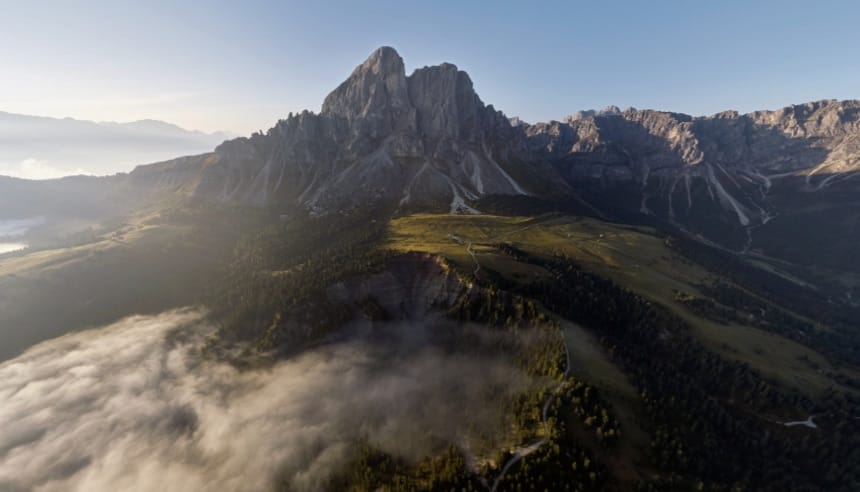 Foto aerea Rifugio Börz