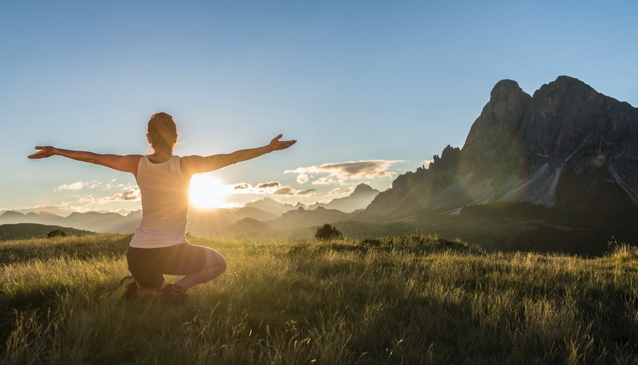 Alba e benessere nelle Dolomiti